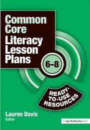Common Core Literacy Lesson Plans: Ready-to-Use Resources, 6-8 book cover
