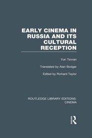 Early Cinema in Russia and its Cultural Reception book cover