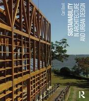Sustainability in Architecture and Urban Design book cover