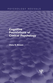 Cognitive Foundations of Clinical Psychology book cover