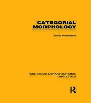 Categorial Morphology book cover