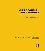Categorial Grammars book cover