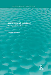 Learning and Inclusion (Routledge Revivals): The Cleves School Experience book cover