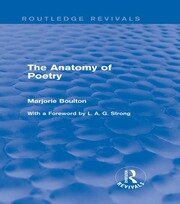 The Anatomy of Poetry (Routledge Revivals) book cover