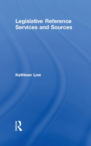 Legislative Reference Services and Sources book cover