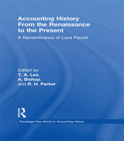 Accounting History from the Renaissance to the Present: A Remembrance of Luca Pacioli book cover