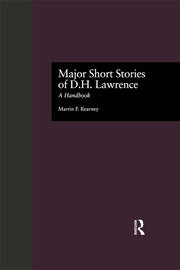 Major Short Stories of D.H. Lawrence: A Handbook book cover