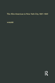The Afro-American in New York City, l827-l860 book cover