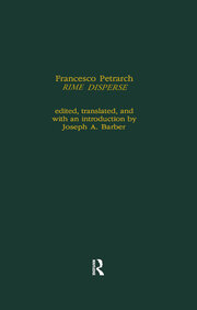 Francesco Petrarch's Rime Disperse, Series A book cover