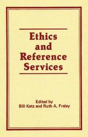 Ethics and Reference Services book cover