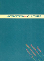 Motivation and Culture book cover