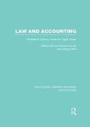 Law and Accounting (RLE Accounting): Nineteenth Century American Legal Cases book cover