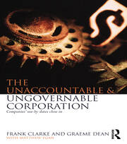 The Unaccountable & Ungovernable Corporation: Companies' use-by-dates close in book cover
