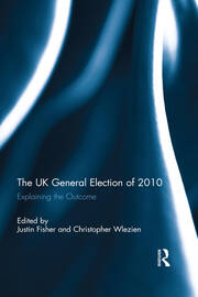 The UK General Election of 2010: Explaining the Outcome book cover