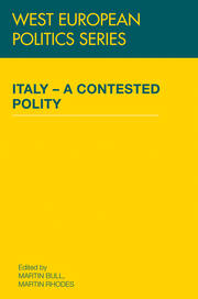 Italy - A Contested Polity book cover