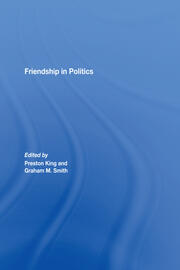 Friendship in Politics: Theorizing Amity in and between States book cover