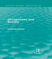 Occupations and Society (Routledge Revivals) book cover