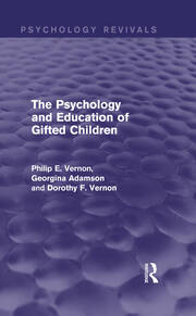 The Psychology and Education of Gifted Children book cover