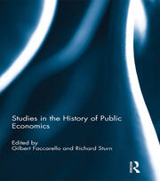 Studies in the History of Public Economics book cover