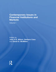 Contemporary Issues in Financial Institutions and Markets: Volume I book cover