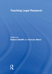 Teaching Legal Research book cover