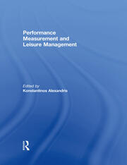 Performance Measurement and Leisure Management book cover
