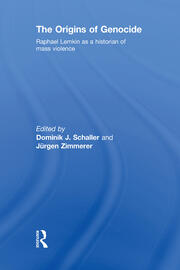 The Origins of Genocide: Raphael Lemkin as a historian of mass violence book cover