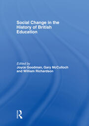 Social Change in the History of British Education book cover