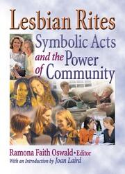Lesbian Rites: Symbolic Acts and the Power of Community book cover