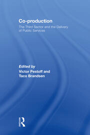 Co-production: The Third Sector and the Delivery of Public Services book cover