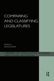 Comparing and Classifying Legislatures book cover