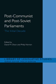 Post-Communist and Post-Soviet Parliaments: The Initial Decade book cover