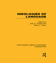 Ideologies of Language book cover