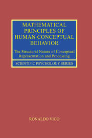 Mathematical Principles of Human Conceptual Behavior: The Structural Nature of Conceptual Representation and Processing book cover