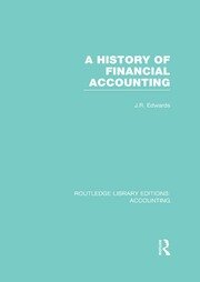A History of Financial Accounting (RLE Accounting) book cover
