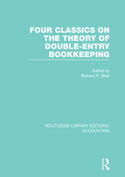 Four Classics on the Theory of Double-Entry Bookkeeping (RLE Accounting) book cover