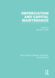 Depreciation and Capital Maintenance (RLE Accounting) book cover