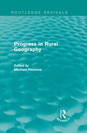 Progress in Rural Geography (Routledge Revivals) book cover