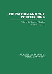 Education and the Professions book cover