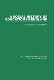 A Social History of Education in England book cover
