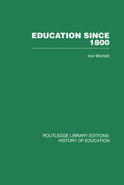 Education Since 1800 book cover
