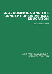 J A Comenius and the Concept of Universal Education book cover