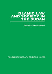 Islamic Law and Society in the Sudan book cover
