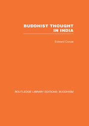 Buddhist Thought in India: Three Phases of Buddhist Philosophy book cover