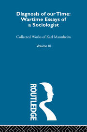 Diagnosis Of Our Time      V 3 book cover