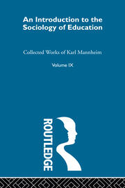Intro Sociol Education     V 9 book cover