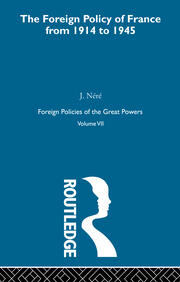 Foreign Pol France 1914-45  V7 book cover
