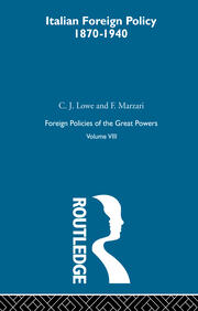 Italian Foreign Policy 1870-1940: Volume III book cover