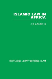 Islamic Law in Africa book cover
