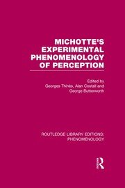 Michotte's Experimental Phenomenology of Perception book cover